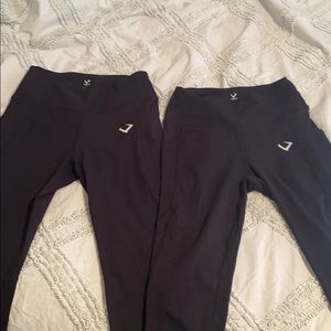 VTDC, LUXE BLACK SCRUNCH BUTT LEGGINGS